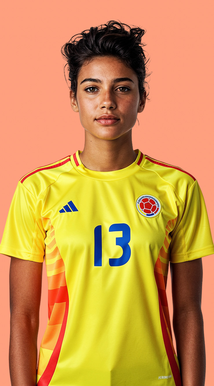 Adidas Colombia 2024 Women's Home Jersey - Linda Caicedo #13 NWT